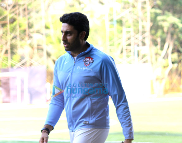 ranbir kapoor abhishek bachchan and others snapped during a football match 2 3