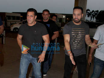 Salman Khan and Daisy Shah snapped at the airport