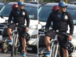 Salman Khan goes cycling on the streets of Mumbai, leaves the fans surprised