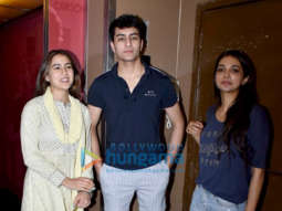 Sara Ali Khan, Ibrahim Ali Khan, Amrita Singh and Kanika Dhillon snapped at PVR, Juhu