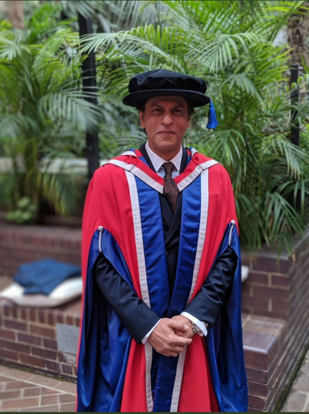 “I believe that charity should be done in silence and with dignity” - Shah Rukh Khan felicitated with an Honorary Doctorate by The University of Law in London