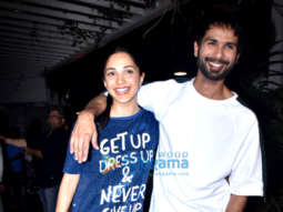 Shahid Kapoor and Kiara Advani snapped at the wrap up party of ‘Kabir Singh’