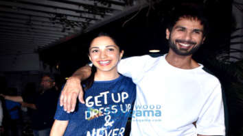 Shahid Kapoor and Kiara Advani snapped at the wrap up party of ‘Kabir Singh’