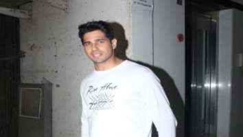 Sidharth Malhotra spotted at a dance class in Andheri
