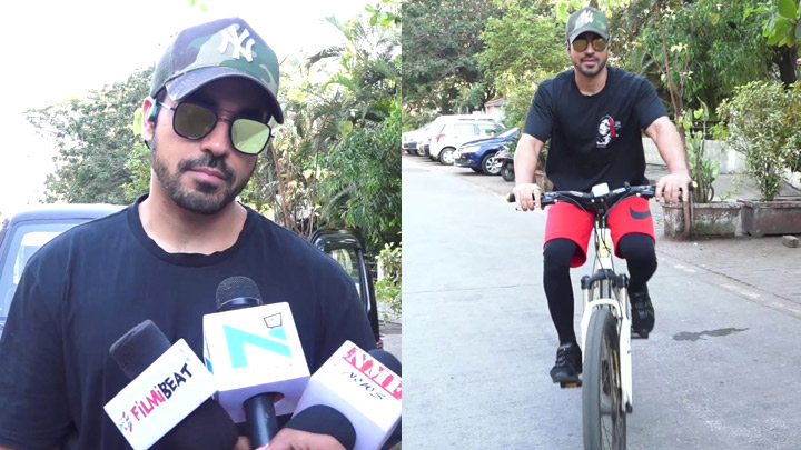 Television Actor Gautam Gulati Spotted RIDING Cycle