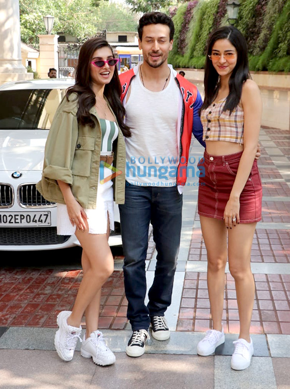 tiger shroff tara sutaria and ananya pandey snapped during student of the year 2 promotions 2 2