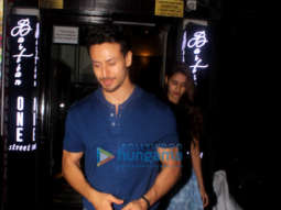 Tiger Shroff and Disha Patani spotted at Bastian in Bandra