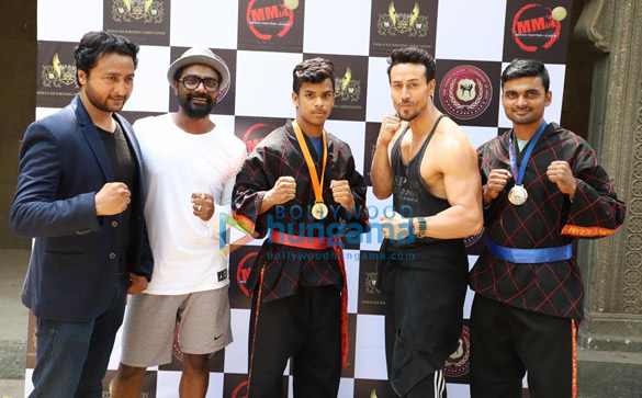 Tiger Shroff and Remo D’Souza snapped at a MMA event Tiger Shroff and Remo D’Souza snapped at a MMA event
