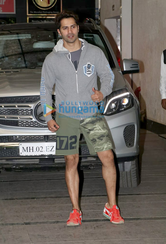 Varun Dhawan and Parineeti Chopra spotted at the gym