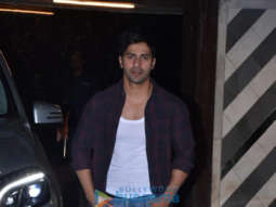 Varun Dhawan spotted at the gym in Juhu