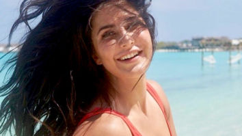 Katrina Kaif raises the temperature in her red-blue swimsuit as she enjoys her holiday in Maldives