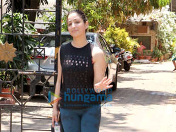 Yami Gautam spotted at a yoga class in Bandra