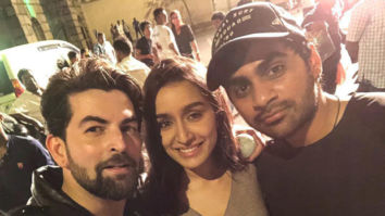Saaho: Neil Nitin Mukesh SHARES a photo with Shraddha Kapoor and director Sujeeth from the sets of Prabhas starrer