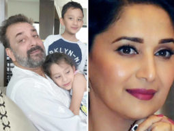 When Sanjay Dutt’s KIDS met Madhuri Dixit on the sets of Kalank!
