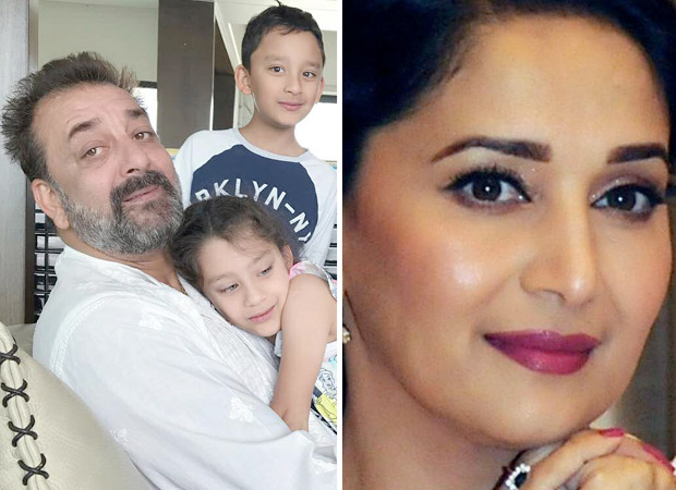 When Sanjay Dutt’s KIDS met Madhuri Dixit on the sets of Kalank!