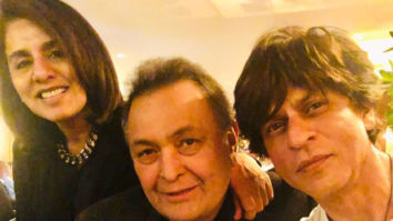 Ahead of his appearance on David Letterman’s show, Shah Rukh Khan pays a visit to Rishi Kapoor and Neetu Kapoor in New York