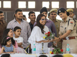 Amid filming for Mardaani 2, Rani Mukerji meets the police force at Kota!