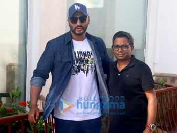 Arjun Kapoor snapped promoting his film India's Most Wanted