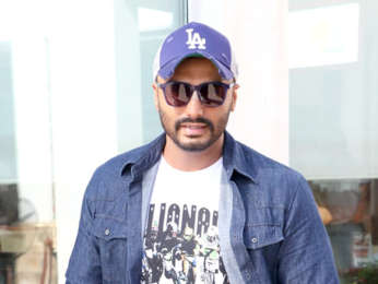Arjun Kapoor snapped promoting his film India's Most Wanted