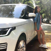 Beauty and her Beast Katrina Kaif strikes a pose with her brand new Range Rover