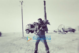 on the sets of the movie Bharat