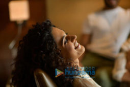 on the sets of the movie Game Over