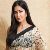 Katrina Kaif is bringing the summer vibes with a floral printed saree by Sabyasachi for Bharat promotions