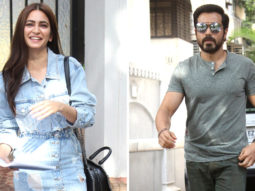 Kriti Kharbanda and Emraan Hashmi spotted at Anand Pandit’s office in Andheri