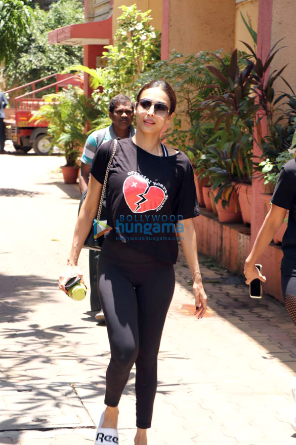 Malaika Arora and Amrita Arora spotted after yoga class in Bandra