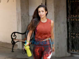 Malaika Arora spotted at the Pilates gym in Khar