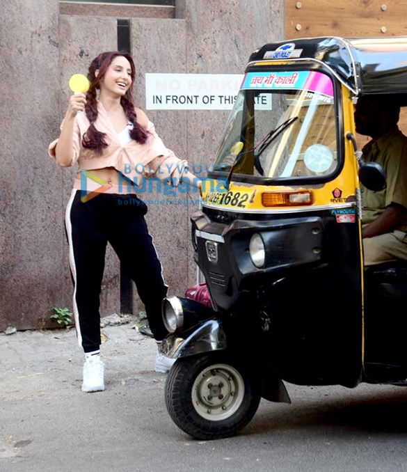 nora fatehi snapped at an ad shoot in bandra 2