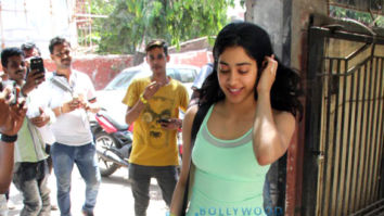 Photos: Janhvi Kapoor, Malaika Arora and Georgia Andriani spotted at the Pilates gym in Khar