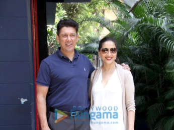 Photos: Madhuri Dixit and Sriram Nene spotted in Bandra