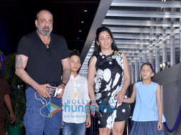 Photos: Sanjay Dutt spotted with family at Hakkasan, Bandra
