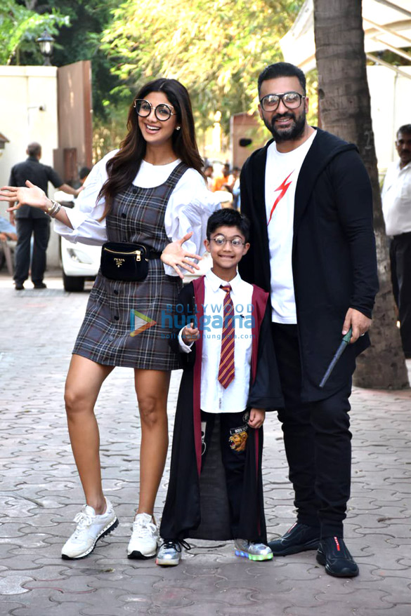 Photos: Shilpa Shetty and Raj Kundra snapped celebrating their son Viaan Raj’s birthday