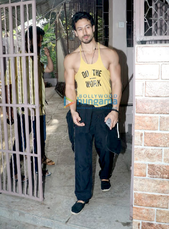 photos tiger shroff spotted at shankar mahadevans dubbing studio 1
