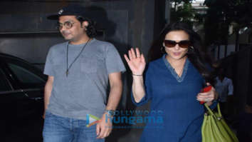 Preity Zinta snapped at Mukesh Chhabra’s office in Juhu