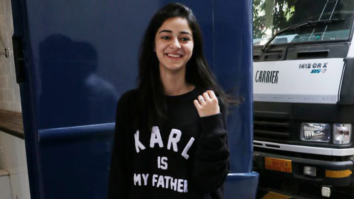 SPOTTED: Ananya Panday shooting for a brand at Filmalaya
