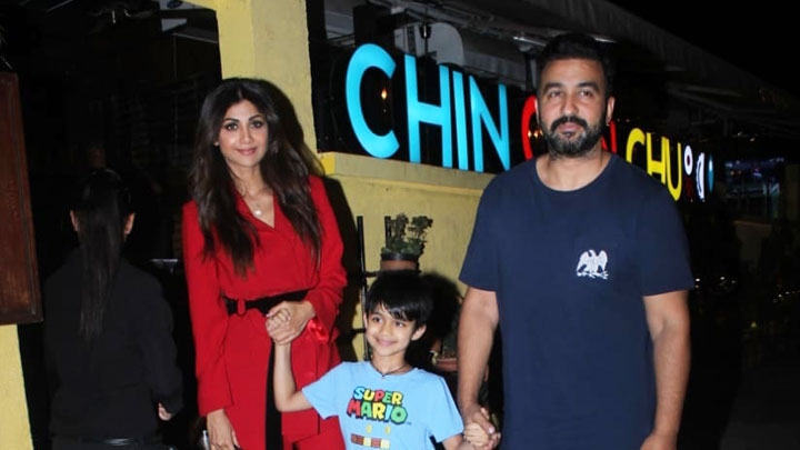 SPOTTED: Shilpa Shetty with family at Chin Chin Chu restaurant, Juhu