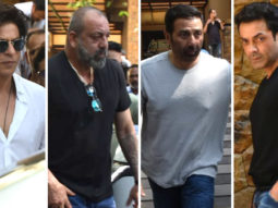 SRK, Deol Brothers, Sanjay Dutt & others reach Ajay Devgn’s hous