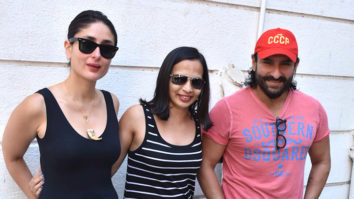 Saif Ali Khan and Kareena Kapoor Khan snapped at Rujuta Diwekar’s office for Facebook live event