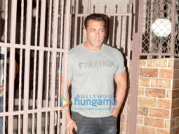Salman Khan spotted at a recording studio in Bandra