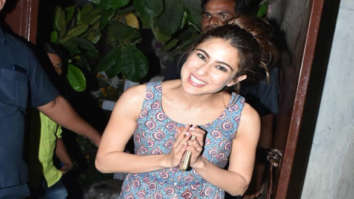 Photos: Sara Ali Khan and Randeep Hooda snapped after a shoot in Bandra