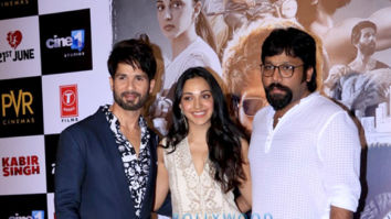 Shahid Kapoor, Kiara Advani, Sandeep Reddy Vanga grace the trailer launch of Kabir Singh