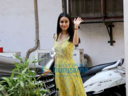 Shraddha Kapoor snapped at Maddock Films’ office in Bandra