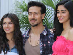 Tara Sutaria,Tiger Shroff and Ananya Pandey snapped promoting Student Of The Year 2 at Krome Studio