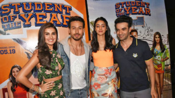 Tiger Shroff, Tara Sutaria, Ananya Panday and Punit Malhotra at SOTY-2 Promotions