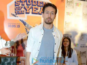 Tiger Shroff, Tara Sutaria and Ananya Panday grace the press conference of 'Student Of The Year 2'