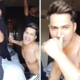 VIDEO Varun Dhawan and Street Dancer 3D team kick-start their day with a dance break on Emiway's 'Machayenge'