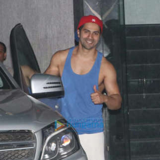 Varun Dhawan spotted at the gym